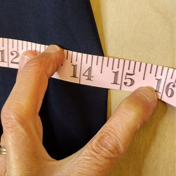 lauren ralph lauren dress Dark Navy Blue Ruched Body-con Size 4 - Picture 10 of 14